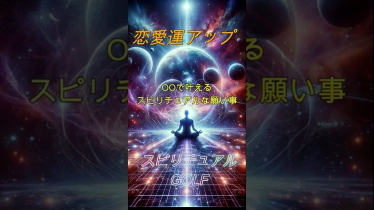 「恋愛運アップ♡ゴルフ場で叶えるスピリチュアルな願い事」　　　　　　　　　　　　　　　　＃ゴルフ　＃ゴルフ女子　＃女子ゴルフ　#aiart