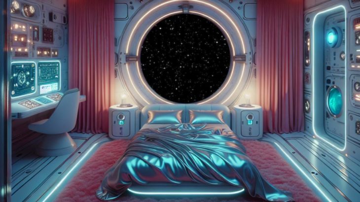 【睡眠】心地よい深みのあるホワイトノイズと瞑想音楽　徐々に画面が暗くなる