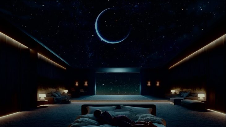 心安らぐ夜空・幻想的な癒しの瞑想音楽 【186】