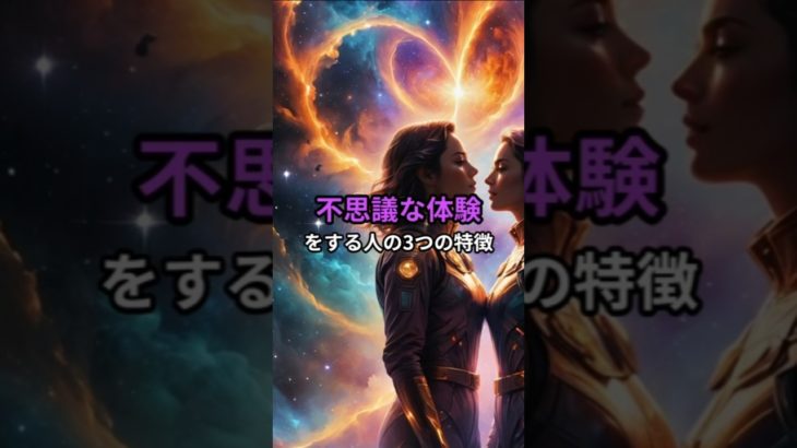 不思議な体験をする人の3つの特徴#shorts#スピリチュアル#シンクロニシティ