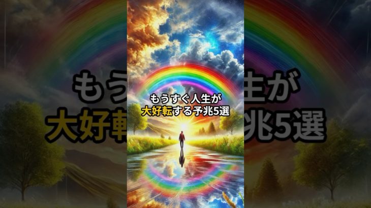 もうすぐ人生が大好転する予兆5選 #shorts #スピリチュアル #引き寄せ