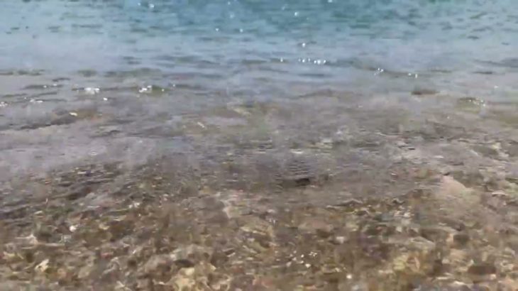 【波の音・癒し】笹川流れの美しい海と波の音に癒される8時間｜ぽちゃぽちゃ水の音・ASMR｜睡眠・ヒーリング用BGM