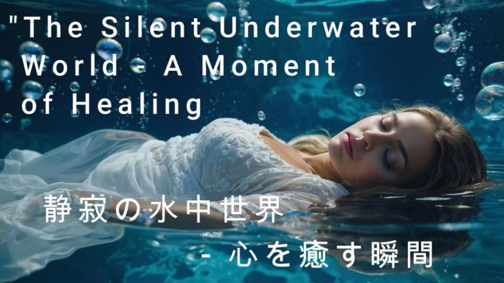【睡眠用BGM】眠れる水中の音・睡眠・瞑想・癒しの音　　　y_mix