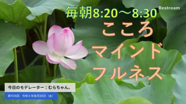 【Daily Mindfulness Practice  心のラジオ体操】