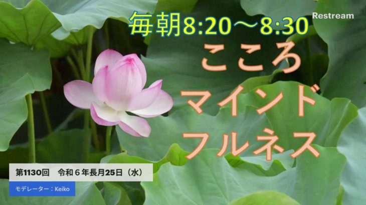 【Daily Mindfulness Practice  心のラジオ体操】