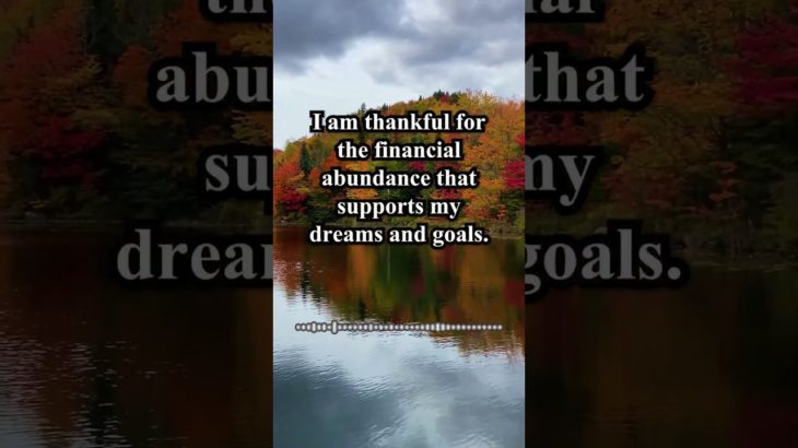 I Am Thankful | Positive Morning Affirmations | Health, Wealth, Happiness, Abundance, Success