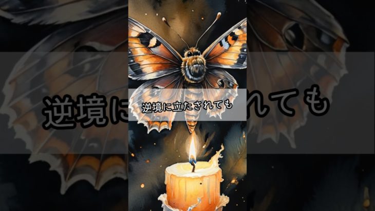 【蛾のスピリチュアルな意味】闇の中で光を見つける存在 #shorts