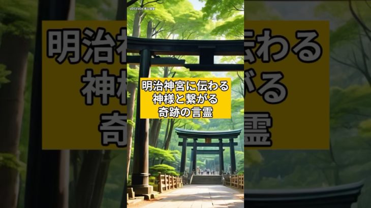 明治神宮に伝わる。神様と繋がる奇跡の言霊#スピリチュアル#言霊#明治神宮#引き寄せ#shorts