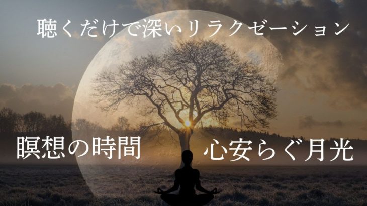 月光の瞑想: 癒しのソルフェジオ周波数とハープメロディで深いリラクゼーション【心安らぐ月光】【深いリラクゼーション】【瞑想の時間】【ストレス解消の音】
