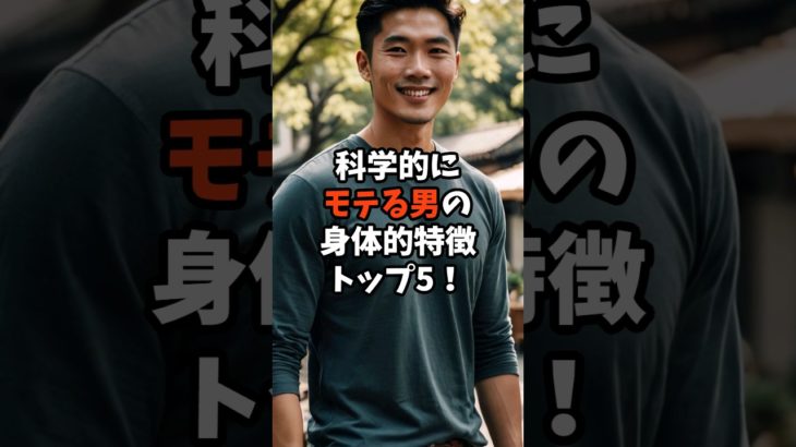 科学的にモテる男の身体的特徴#恋愛 #モテる #スピリチュアル