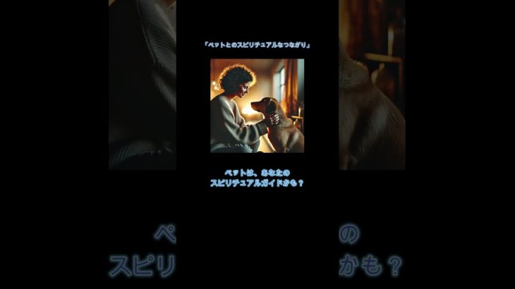 「ペットとのスピリチュアルなつながり」