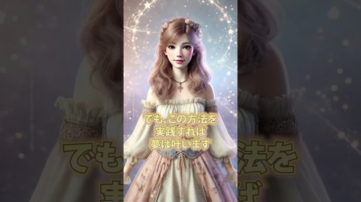 この方法で夢を引き寄せる！スピリチュアルパワー💫#スピリチュアル #夢 #引き寄せ