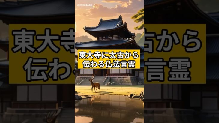 東大寺に太古から伝わる仏法言霊#スピリチュアル #言霊#東大寺#守護霊#オーラ#波動