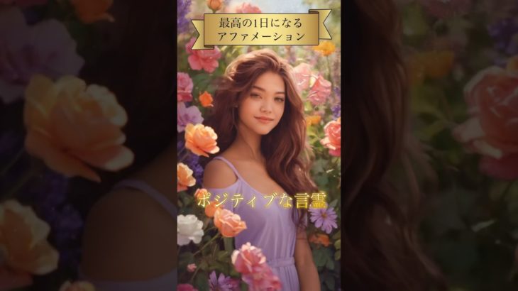 最高の1日になるアファメーション#アファメーション#癒し #瞑想#名言 #shorts