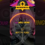 3 Essential Lessons on Embracing Rest for Well being #short