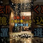 玄関に置くと巨億舞い込む置き物3選  #スピリチュアル #サイン #金運 #運 #大金 #開運 #幸運 #財運 #風水 #占い #手相 #shorts