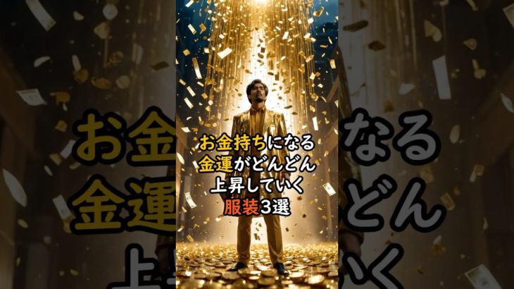 金運がどんどん上昇する服装3選 #スピリチュアル #サイン #金運 #運 #大金 #開運 #幸運 #財運 #風水 #占い #手相 #服装 #shorts
