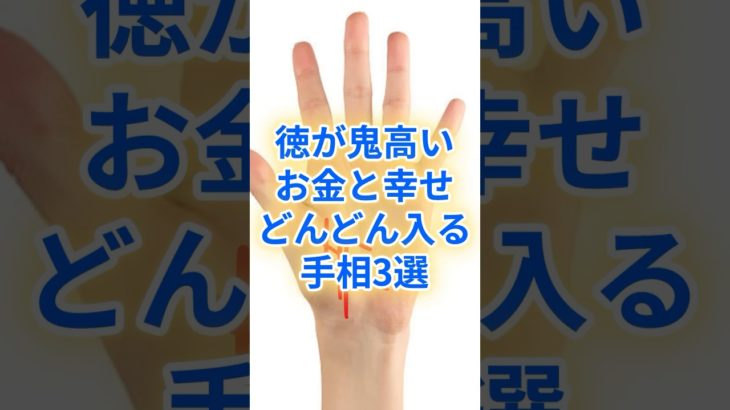 お金と幸せどんどん入る手相3選 #スピリチュアル #サイン #金運 #運 #大金 #開運 #幸運 #財運 #風水 #占い #手相 #shorts