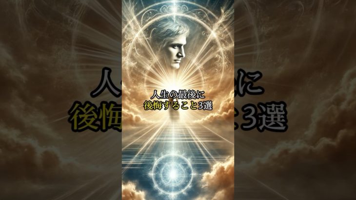 人生の最後に後悔すること3選#shorts #人生 #スピリチュアル