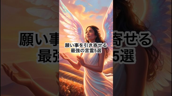 【願い事を引き寄せる最強の言霊5選】#スピリチュアル #守護霊 #雑学 #言霊 #引き寄せ #引き寄せの法則 #お金 #臨時収入 #願い事 #恋愛 #恋愛成就