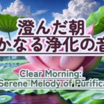 【朝の癒しBGM/瞑想】  #healing  #癒し #瞑想  #meditation #心が落ち着く音楽 #relaxingmusic #music #healingbgm #浄化