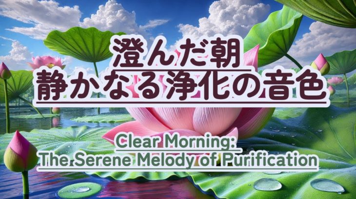 【朝の癒しBGM/瞑想】  #healing  #癒し #瞑想  #meditation #心が落ち着く音楽 #relaxingmusic #music #healingbgm #浄化