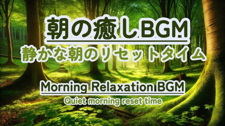 【朝の癒しBGM/瞑想】#healing  #癒し #瞑想  #meditation #心が落ち着く音楽 #relaxingmusic #music #healingbgm