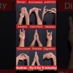 “Mudras for Health & Well-being with Simple Hand  Tequniqe”#shorts #shortvideoviral