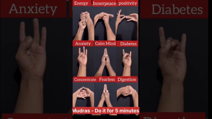 “Mudras for Health & Well-being with Simple Hand  Tequniqe”#shorts #shortvideoviral