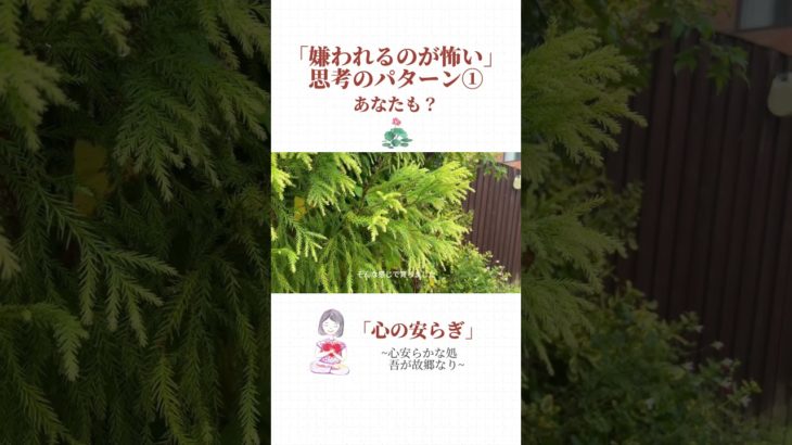 「嫌われるのが怖い?」思考のパターン①#shorts #スピリチュアル #インナーヒーリング #心のケア #心の癒し #悟り #心の成長 #嫌われる勇気 嫌われる勇気#アドラー心理学