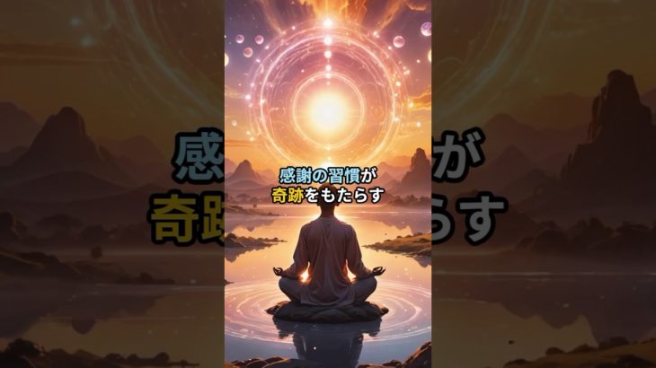 感謝は最高の習慣です#shorts #波動 #スピリチュアル #人間関係