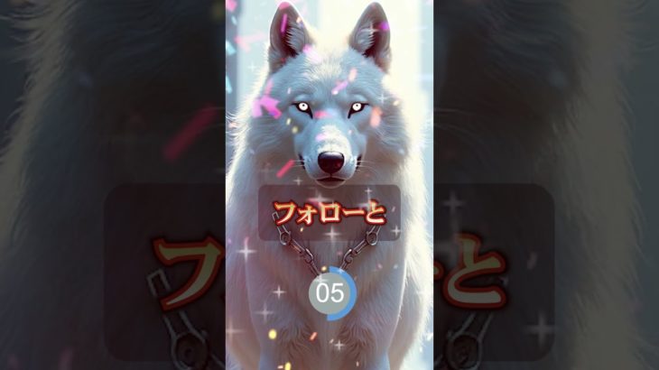 願いを叶えるオオカミ #開運 #収入アップ #スピリチュアル #ヒーリング #金運 #shorts