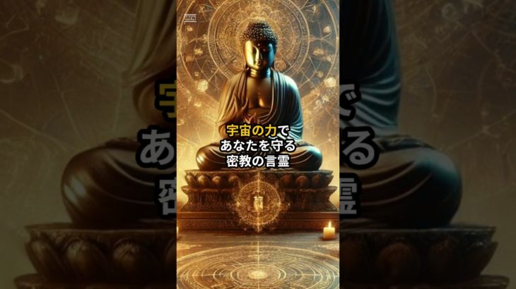 宇宙の力であなたを守る密教の言霊　#shorts　#スピリチュアル　#言霊　#引き寄せ