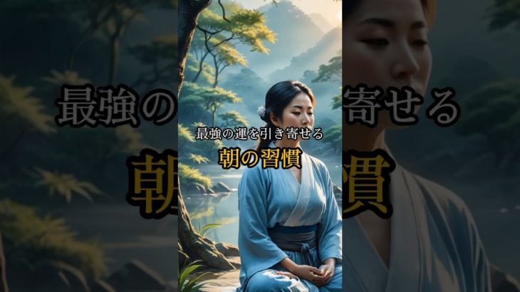 最強の運を引き寄せる朝の習慣#開運 #スピリチュアル#言霊