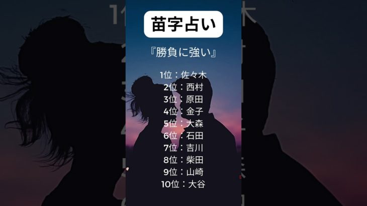 苗字占い🔮#占い師 #占い #恋愛 #スピリチュアル #開運