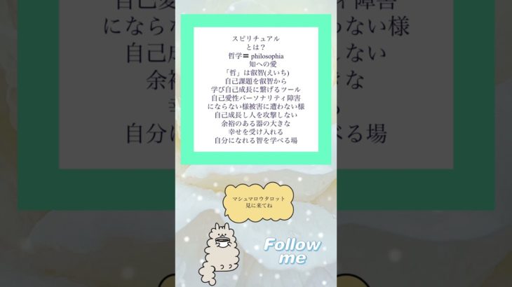 #ショート #スピリチュアル #哲学 スピリチュアルは哲学叡智を体現して自分を幸せに導く心の在り方