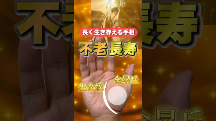 【不老長寿】長く生き存える手相 #手相  #手相占い  #開運  #スピリチュアル  #占い  #金運  #雑学  #運勢 #運気  #健康