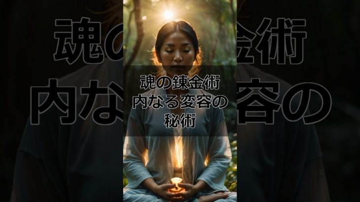 魂の錬金術 – 内なる変容の秘術#スピリチュアル #スピリチュアルな目覚め #人生の目的 #瞑想