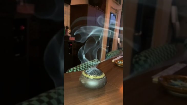 元気が貰えるお香の煙#スピリチュアル#不思議な煙