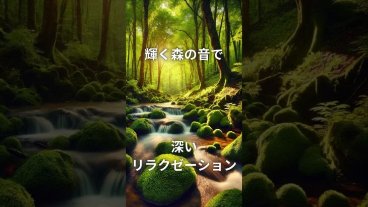 【瞑想】新緑の森の癒しの音で自律神経を整える #睡眠誘導音楽