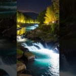 癒し風景　瞑想　リラクゼーション山　川　空　水　雲　雪　青空　太陽　夕日　朝日　木　葉っぱ　水滴　雨粒　雨　虹　鳥　魚　睡眠　音　ピアノ