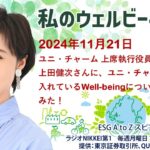 私のウェルビーイング（2024年11月21日）
