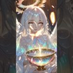 シンギングボウルと女の子🥣✨天使の鐘・癒し・瞑想・浄化・ヒーリング👼✨432Hz・👼✨リラックス音楽・かわいい・AI美女👼 #shorts