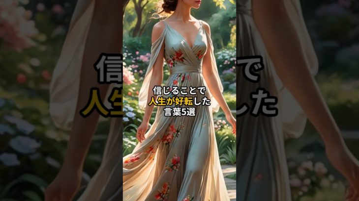 信じる事で人生が好転した言葉5選#スピリチュアル #引き寄せ #言霊