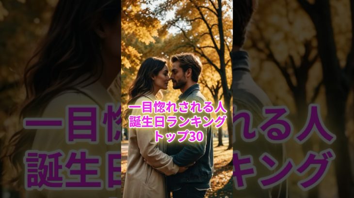 一目惚れされる人の誕生日ランキングTOP30 #スピリチュアル #サイン #金運 #運 #大金 #開運 #幸運 #財運 #風水 #占い #誕生日 #ランキング #shorts