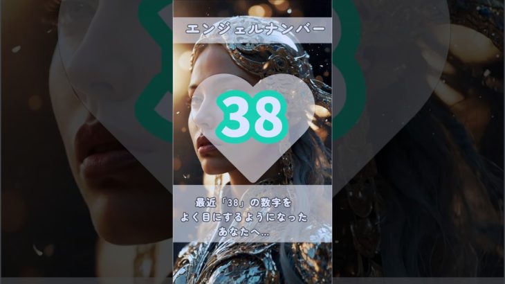#スピリチュアル #エンジェルナンバー #healing #38 #shorts