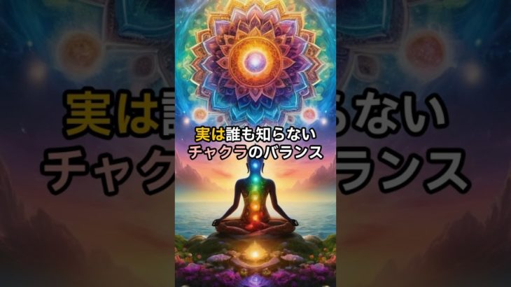 実は誰も知らない　チャクラのバランス#スピリチュアル #幸福 #shorts