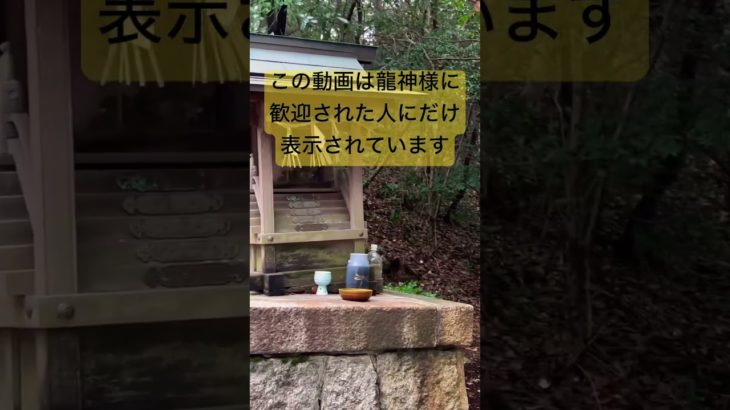 ✨この動画は龍神様に歓迎された人にだけ表示されています🐉 #運気上昇 #スピリチュアル #パワースポット #龍神様 #遠隔参拝