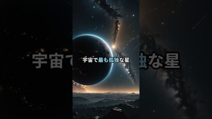 宇宙で最も孤独な星 #宇宙 #宇宙の神秘 #スピリチュアル #雑学 #宇宙空間
