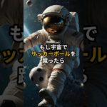 宇宙でサッカーしたら…? #宇宙 #宇宙の神秘 #スピリチュアル #雑学 #宇宙空間